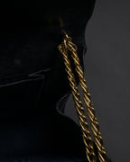 "Cartier" 80’s-90’s sculptural clasp chain shoulder bag