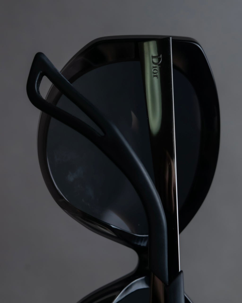 "Christian Dior" Cat eye frame black acetate sunglasses