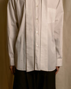 "COMME des GARCONS SHIRT" 01AW French cotton bowtie shirt