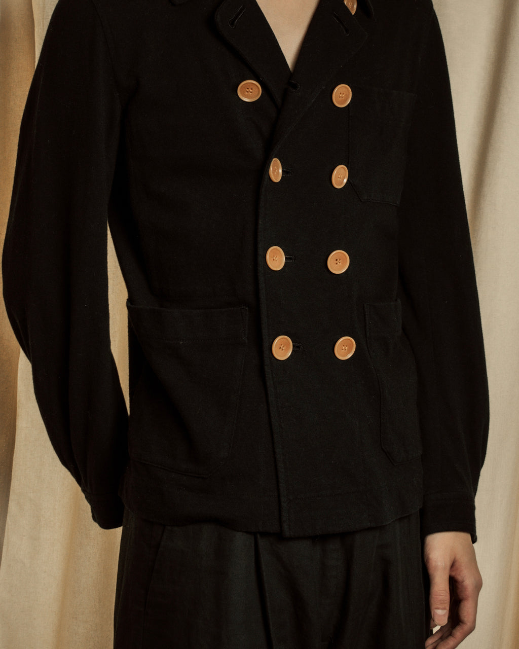 "tricot COMME des GARCONS" 07AW Military detail double-breasted compact jacket