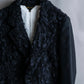 "COMME des GARCONS" 23SS Tiered lace detail evening tailcoat