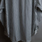 "GIVENCHY" Asymmetrical stripe pattern different thicknesses shirt