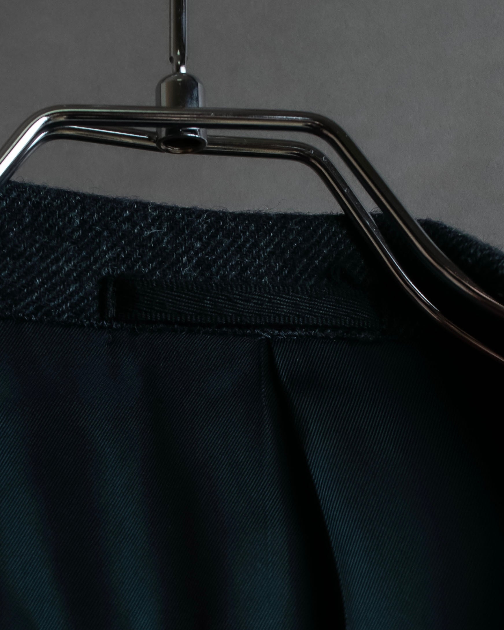 "COMME des GARCONS HOMME DEUX" Box silhouette heather grey tailored jacket