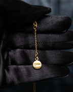 “Chloé” jewelry attached double ring necklace
