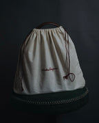 "Salvatore Ferragamo" 90’s structured top-handle leather bag