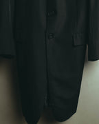 “COMME des GARCONS” 90’s black tailored long coat