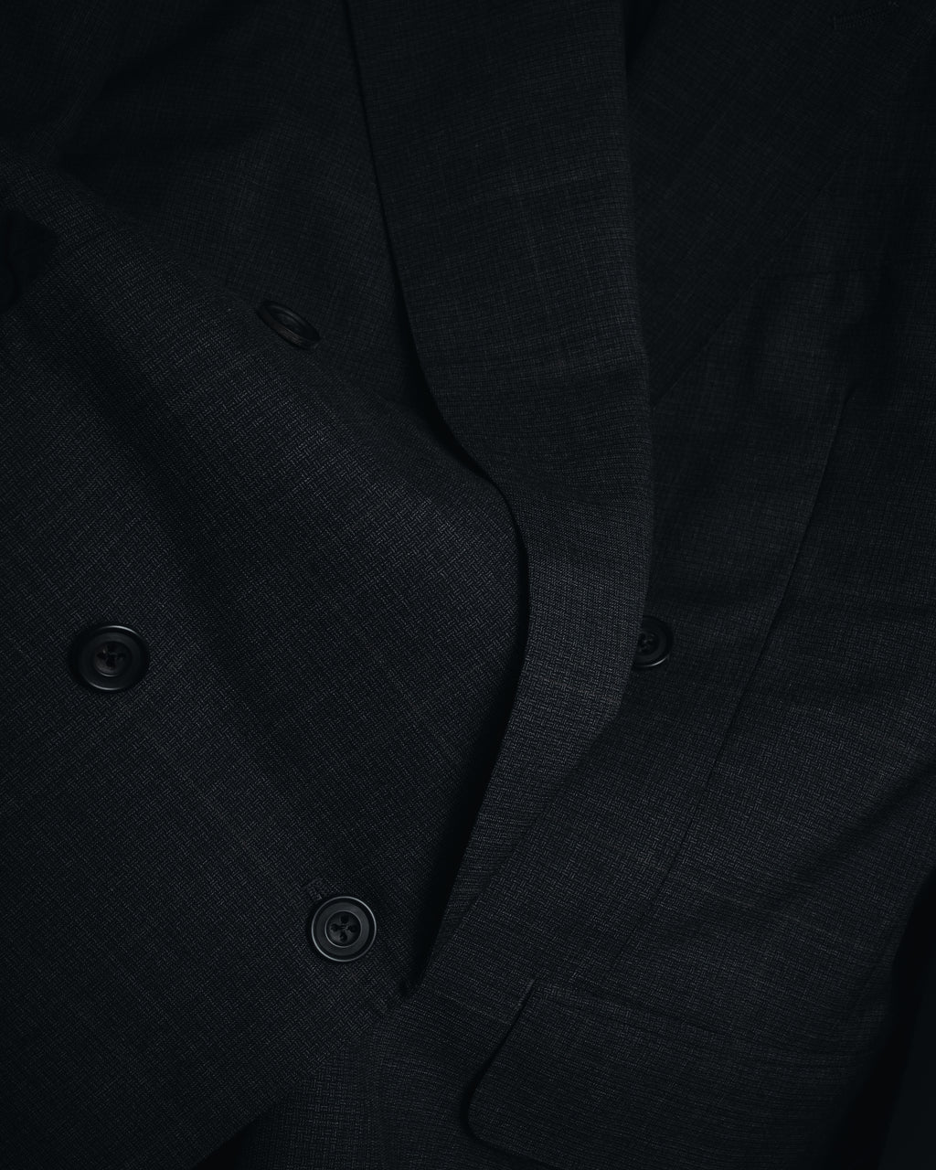 "Burberrys" 90’s double-breasted peak lapel suit set-up