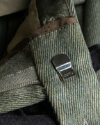 Vintage khaki green wide slacks