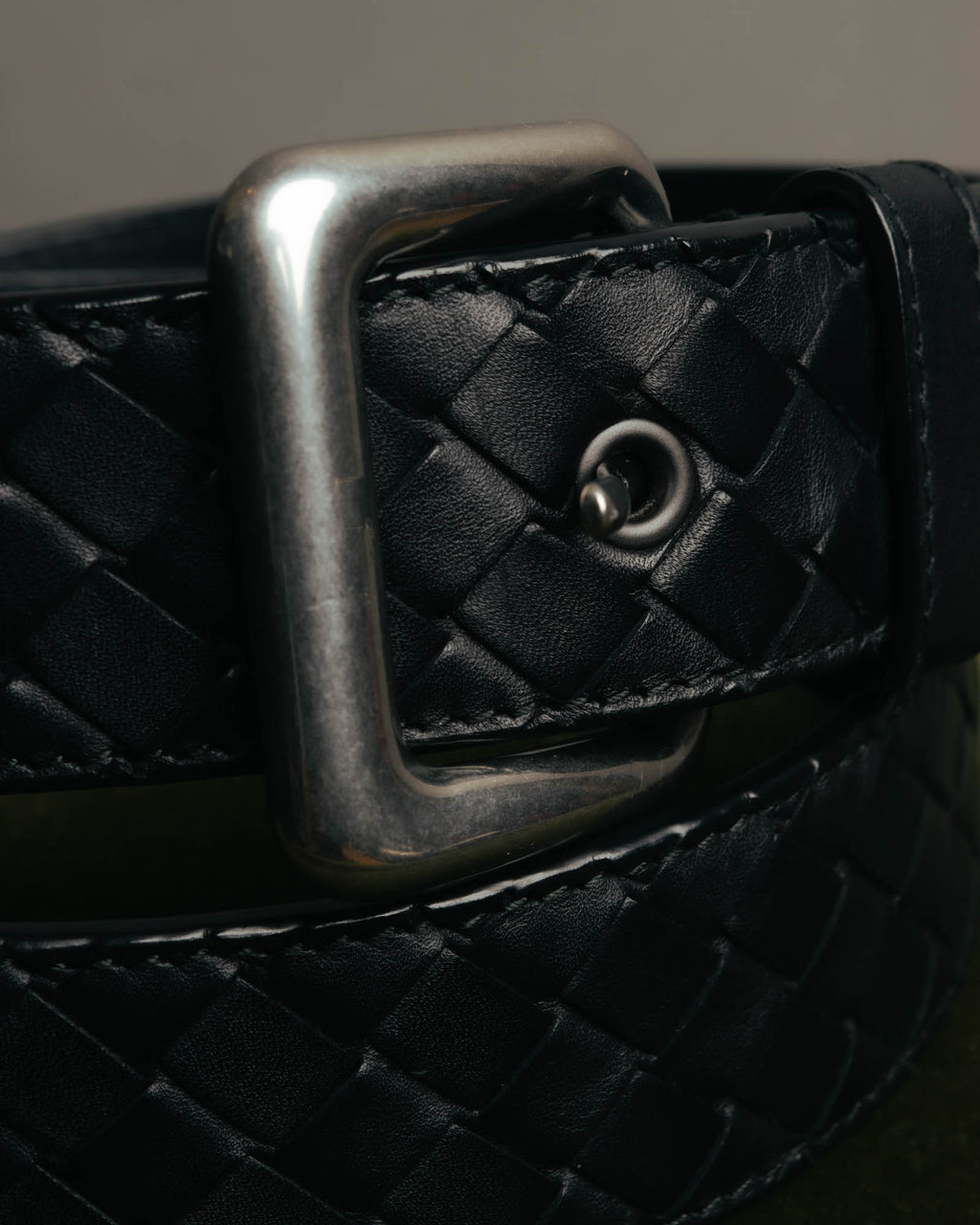 "BOTTEGA VENETA" 00's-10's Intrecciato leather belt