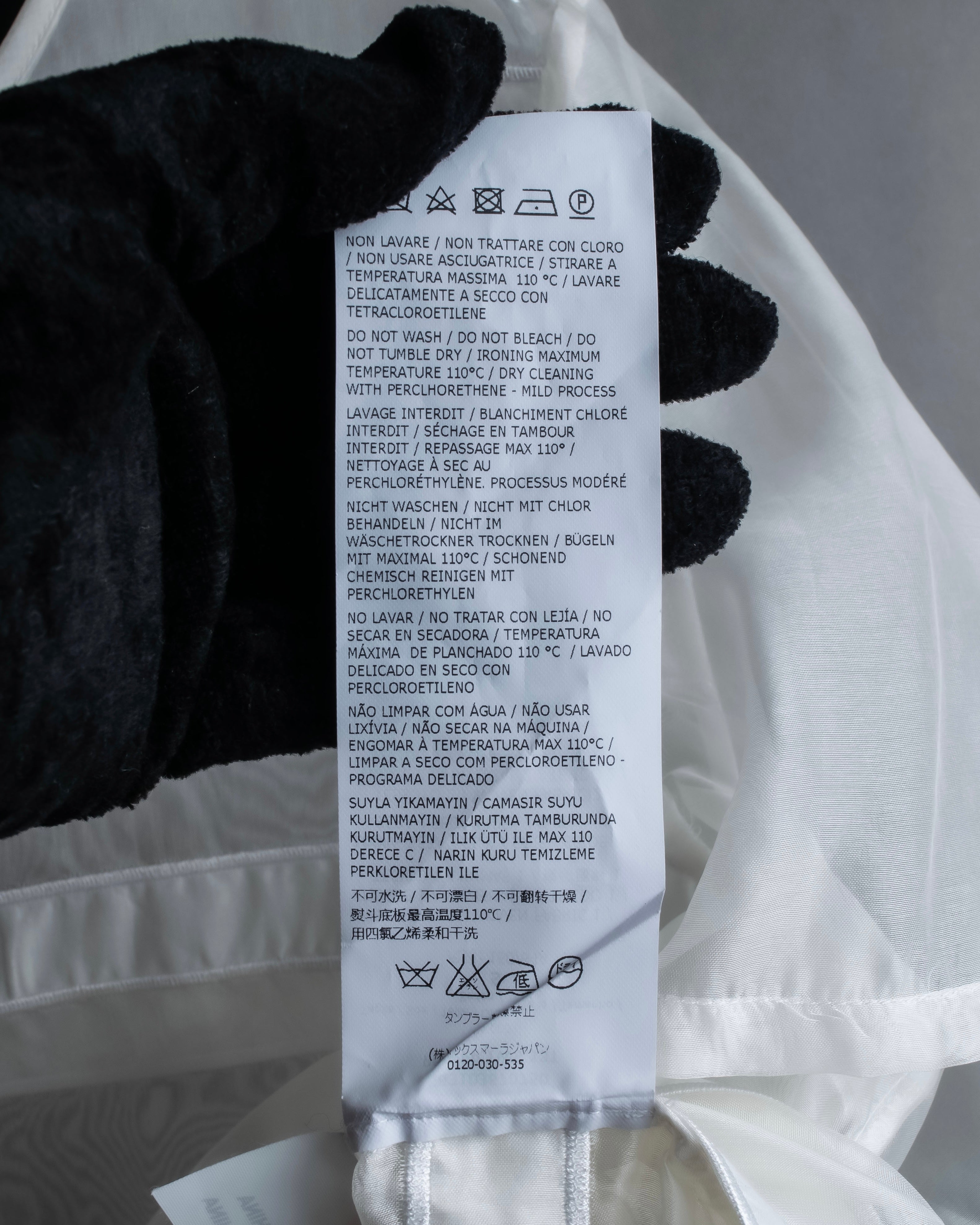 "Weekend Max Mara" Box silhouette silk organza pullover