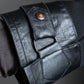 "GIORGIO ARMANI" Riders detail leather switching jacket