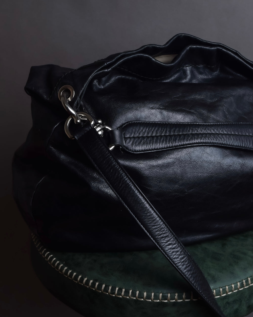 "BALLY" Soft grained calf shoulder bag