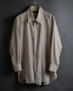 "CHRISTIAN DIOR MONSIEUR" 80's Marc Bohan design woven shirt
