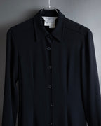 "Max Mara" 90's Refined design long shirt dress