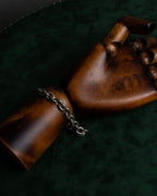 "Ralph Lauren" Circular toggle motif design silver bracelet