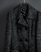 "Dolce & Gabbana" Double-breasted beautiful tweed long coat