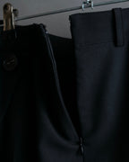 "NINA RICCI" Side button detail cropped length skirt