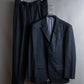 "POLO Ralph Lauren" Notch lapel tailored jacket & two-pleat slacks striped set up