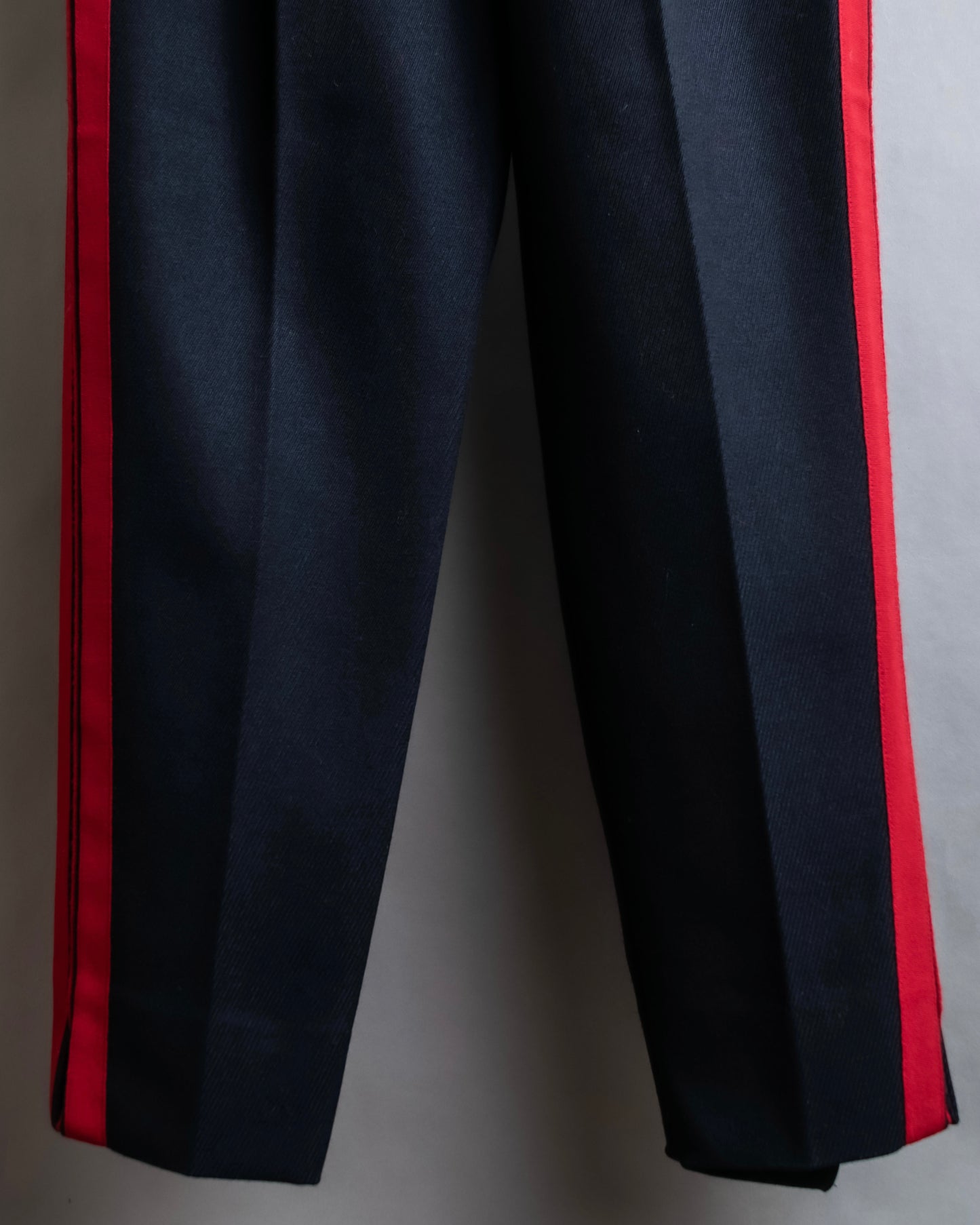 "MAISON MARGIELA" 17AW side track line hem wool slacks