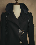 "BALENCIAGA" 2022 Distressed hooded long coat
