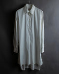 "PRADA" Oversized A-line silhouette long shirt