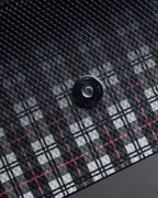 "MAISON MARGIELA" Check pattern gradient design chain shoulder leather wallet bag