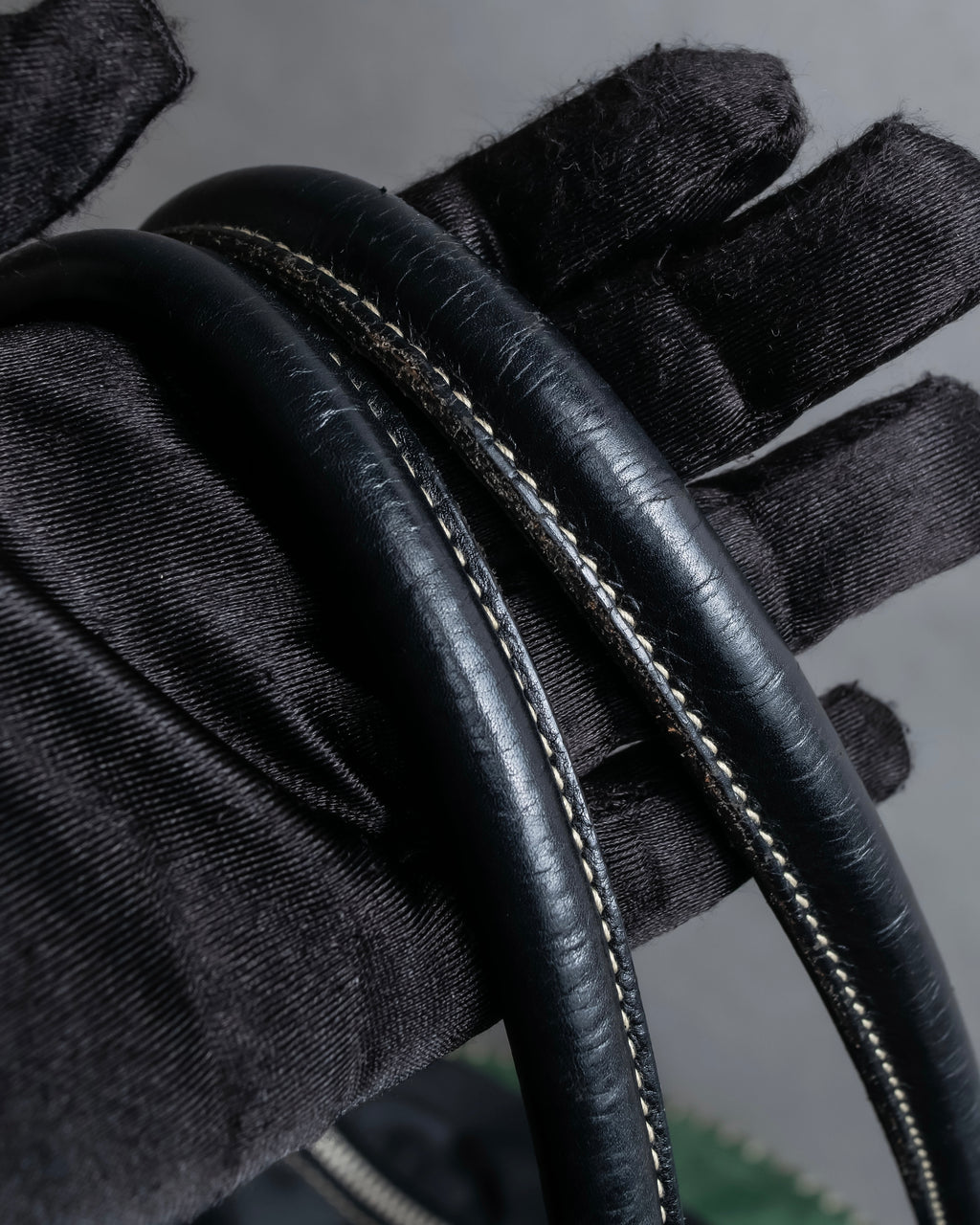 "PRADA" Nylon leather combination one shoulder bag