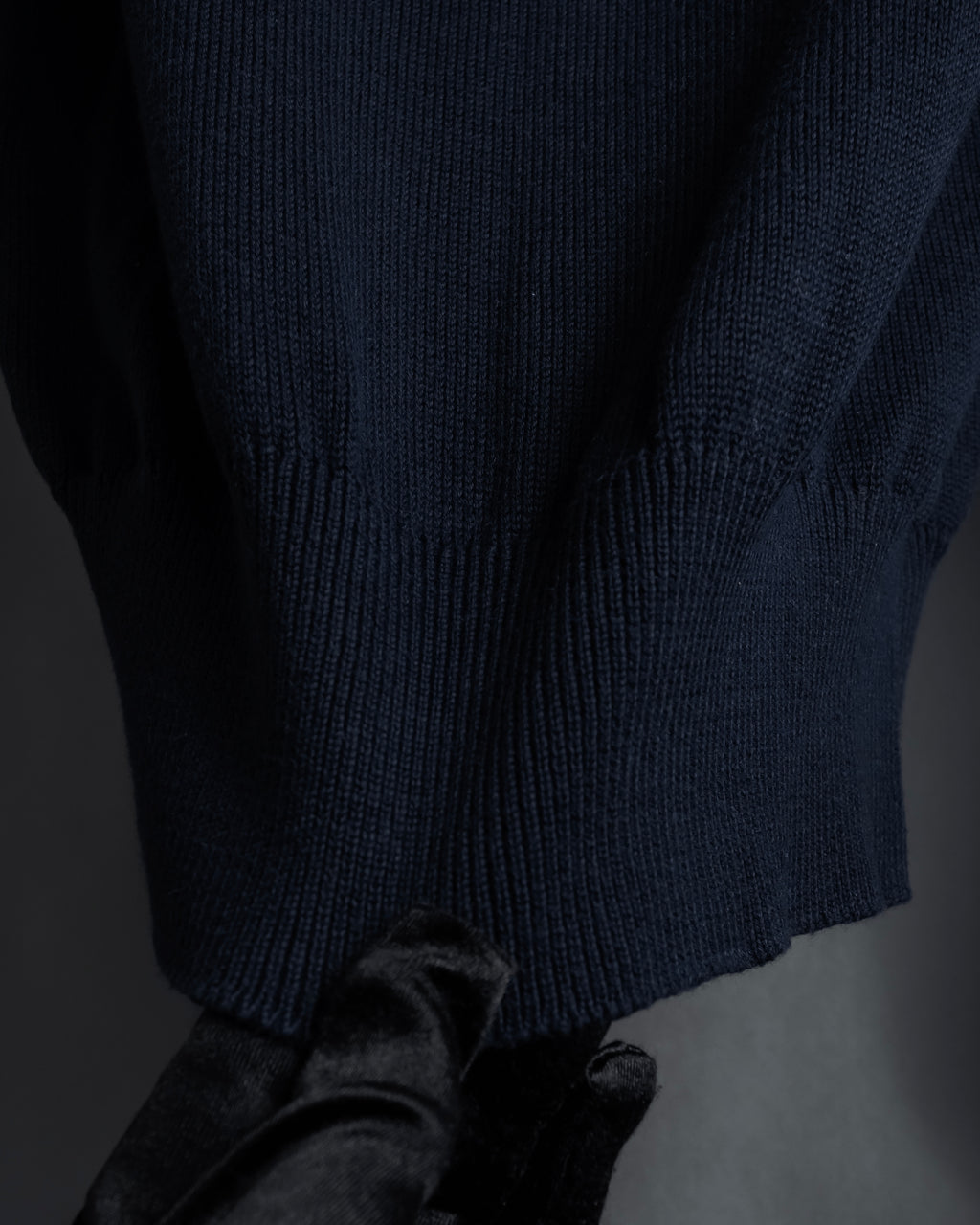 "HERMES" 80's-90's Minimalist design cotton knit