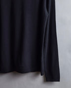 "DIOR" Edith Slimane period double high neck processing knit