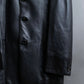 "ARMANI COLLEZIONI" 100% lamb leather oversized tailored jacket