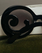 "PRADA" 10's Sculptural baroque sunglasses
