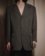"VALENTINO GARAVANI BOUTIQUE"
Late 80’s - Early 90’s soft-structured birdseye wool tailored jacket