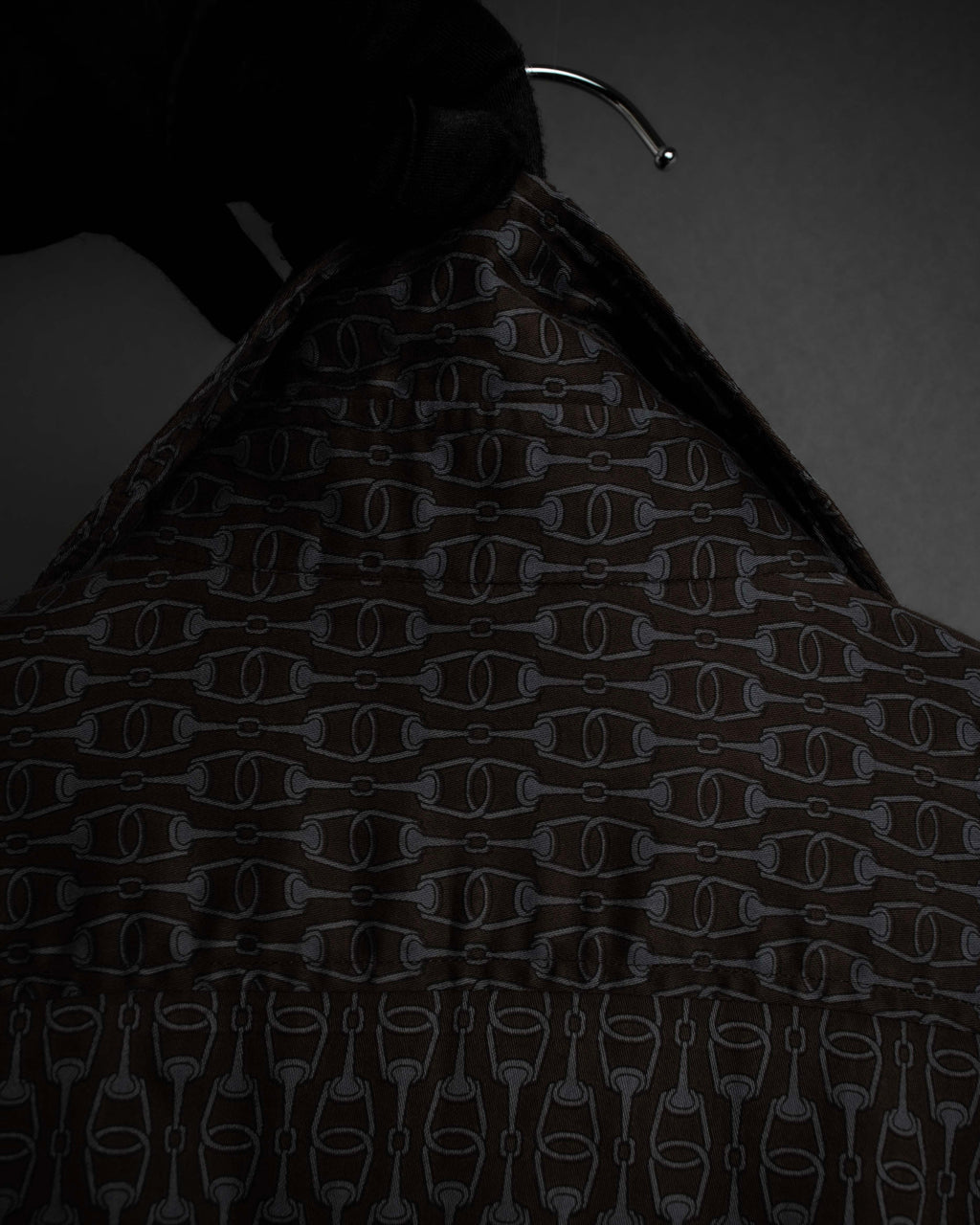 "GUCCI" Horsebit pattern shaped shirt
