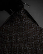 "GUCCI" Horsebit pattern shaped shirt