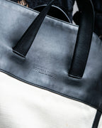"BOTTEGA VENETA" 19AW Canvas & leather combination 2way bag