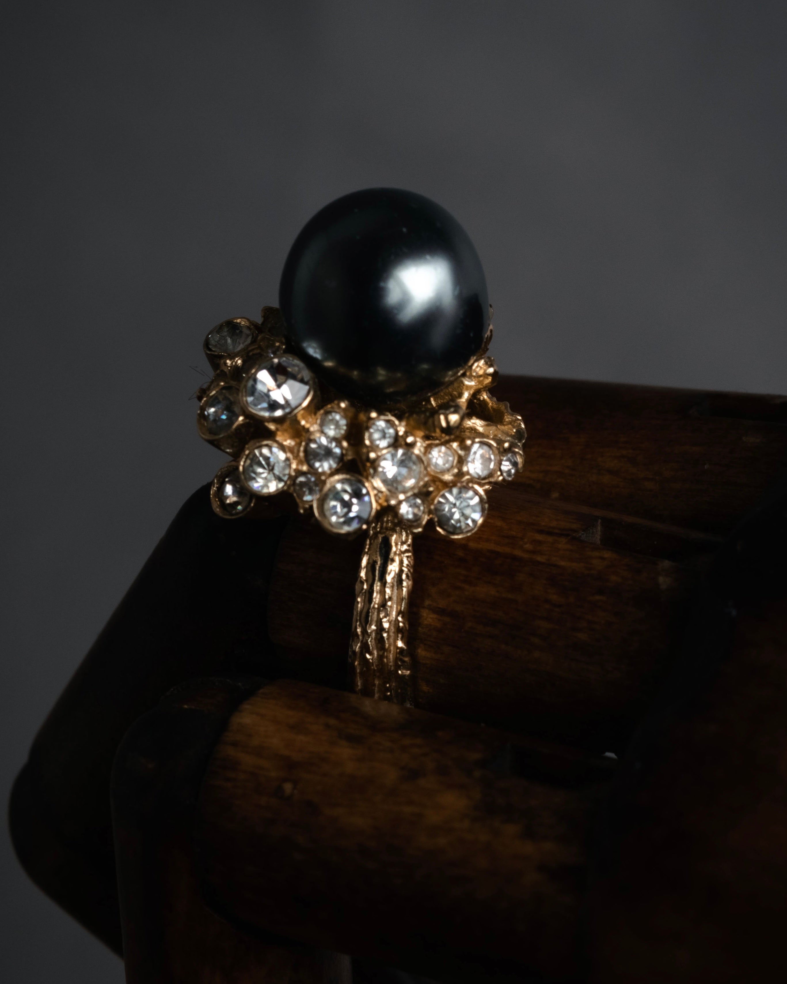 “Christian Dior” 60’s-70’s Organic pearl cluster ring