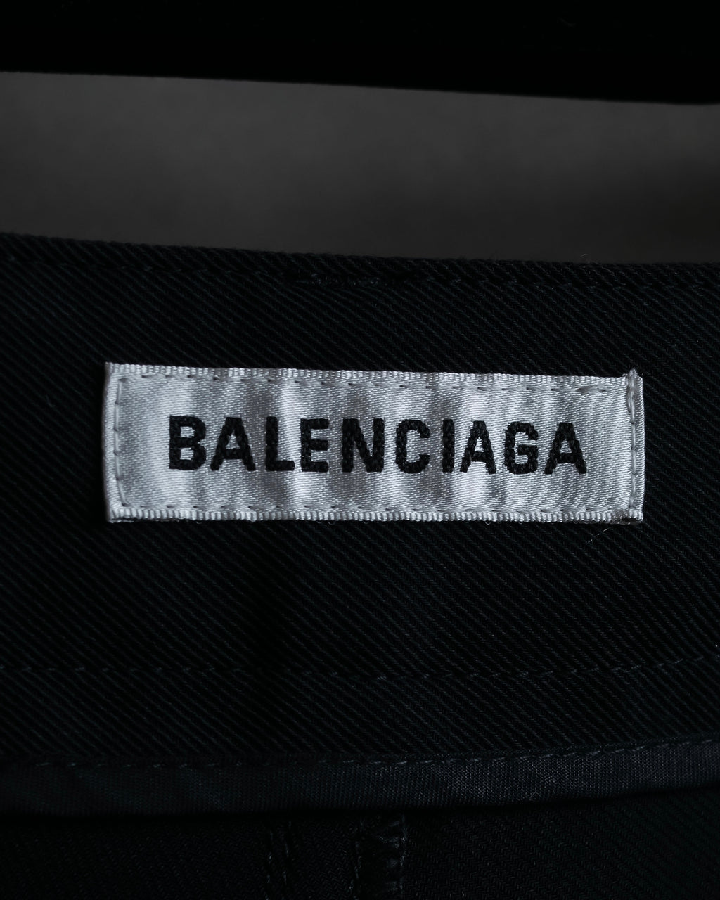 "BALENCIAGA" Beautiful draped full-length slacks