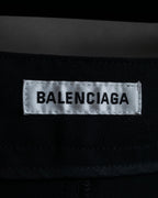 "BALENCIAGA" Beautiful draped full-length slacks
