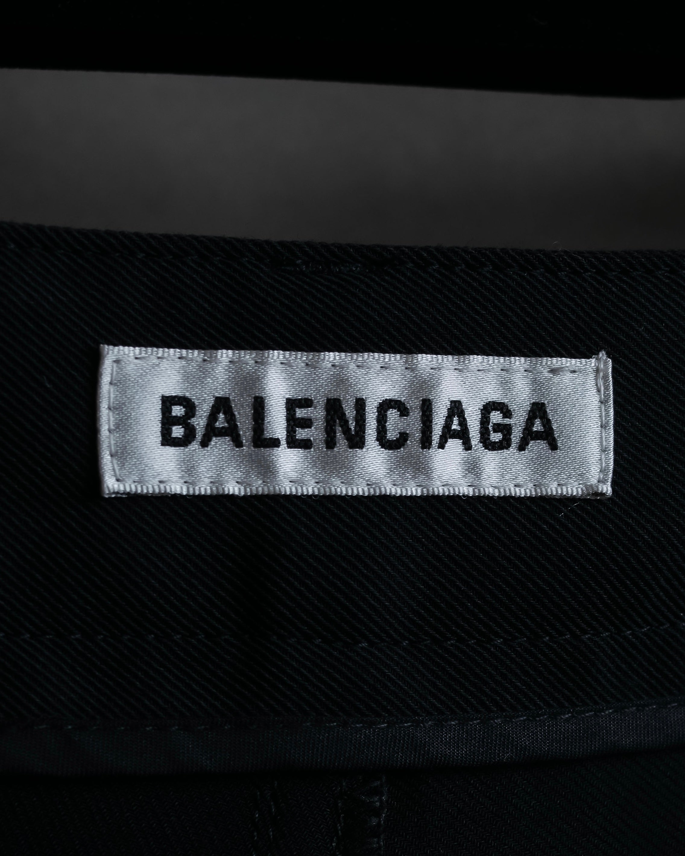 "BALENCIAGA" Beautiful draped full-length slacks