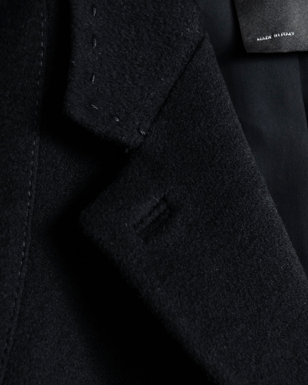 "FENDI" 00's-10's Karl Lagerfeld design shaped long coat