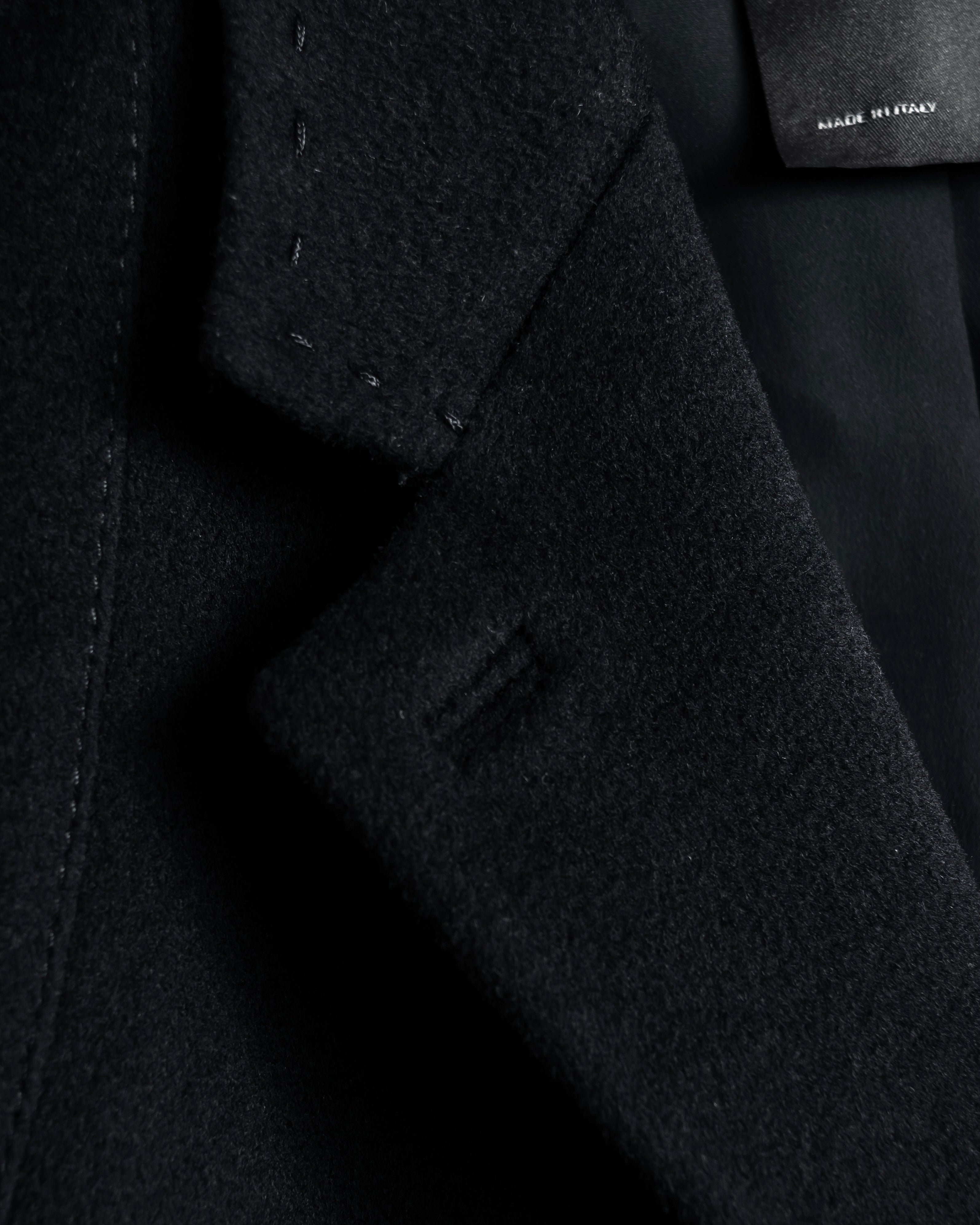 "FENDI" 00's-10's Karl Lagerfeld design shaped long coat