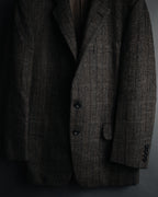 "Burberrys" 90’s Herringbone tweed wool suit set