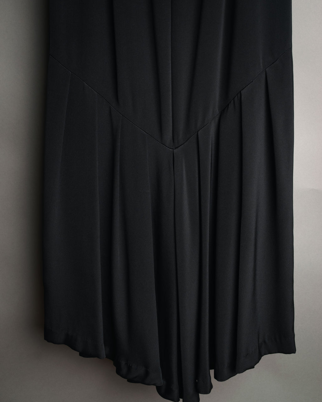 “Christian Dior” 80’s-90’s Silk draped long skirt