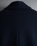 "CELINE" 90’s Sculpted double-breasted peak lapel tailored jacket