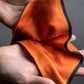 "HERMES" Hermes orange color silk stole