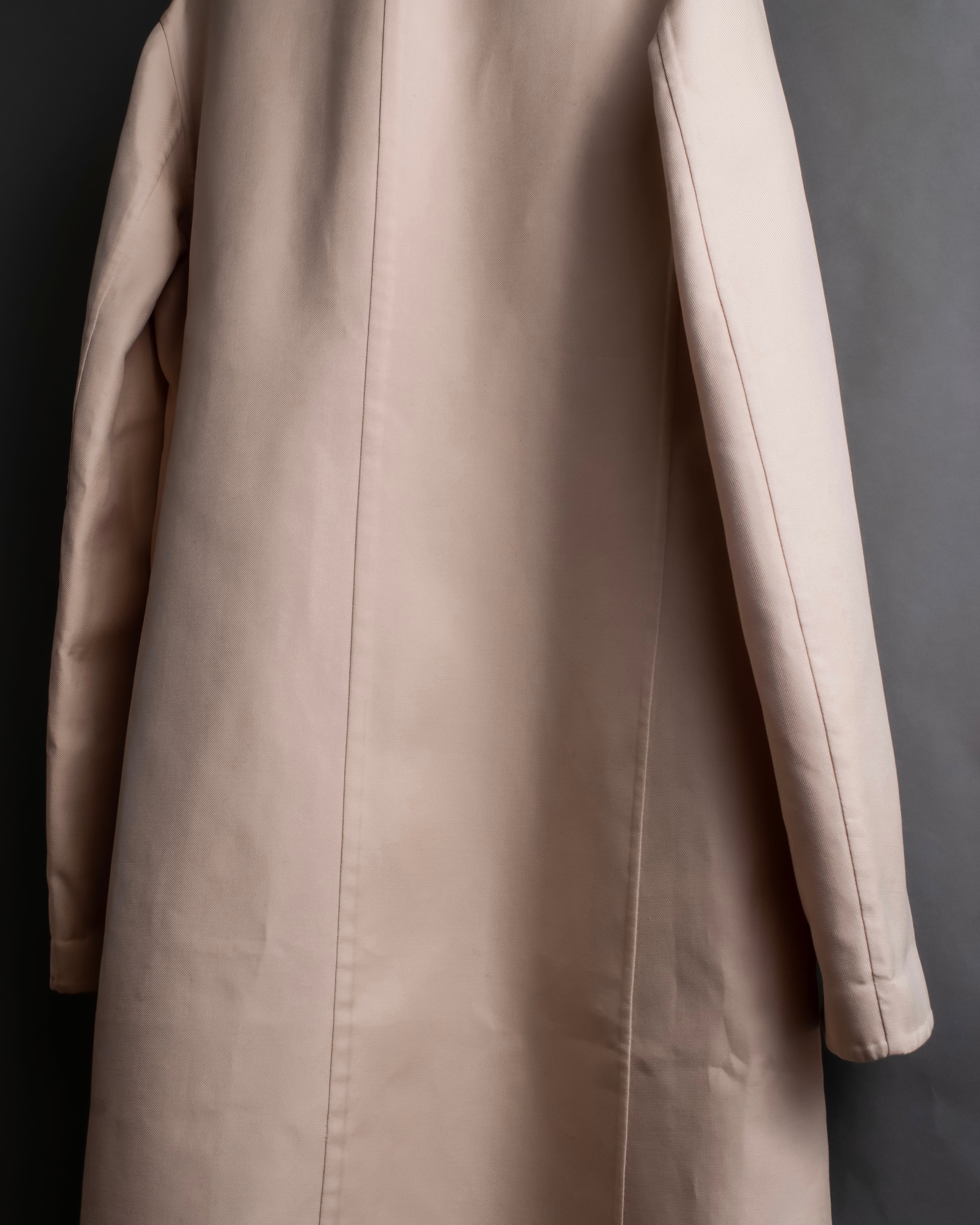 "JIL SANDER" Pink beige color spring coat