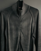 "PRADA" 90's-00's Minimal cotton zip cardigan