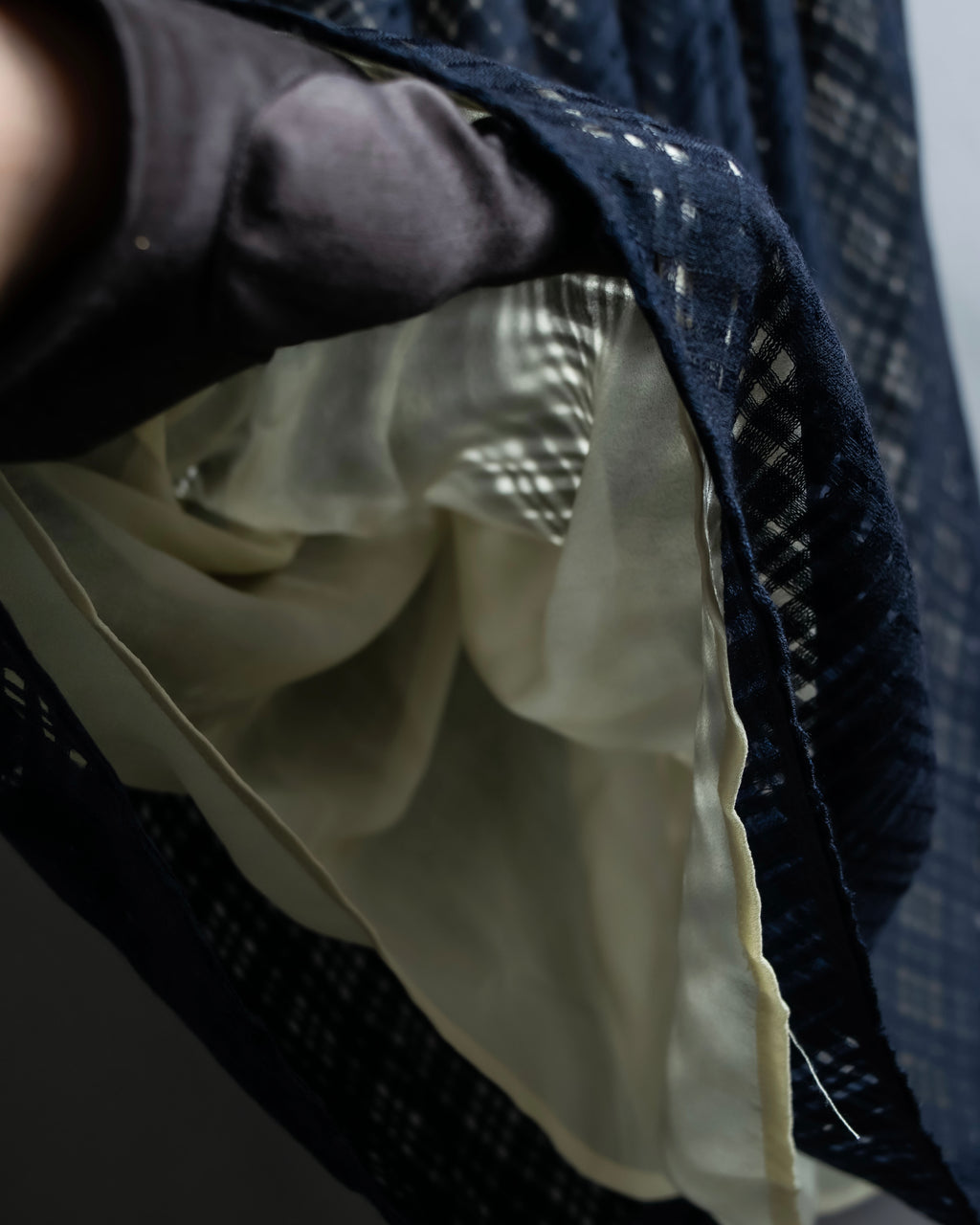 "FENDI" Embroidered check maxi onepiece