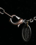 "Vivienne Westwood" Praying hands motif silver necklace