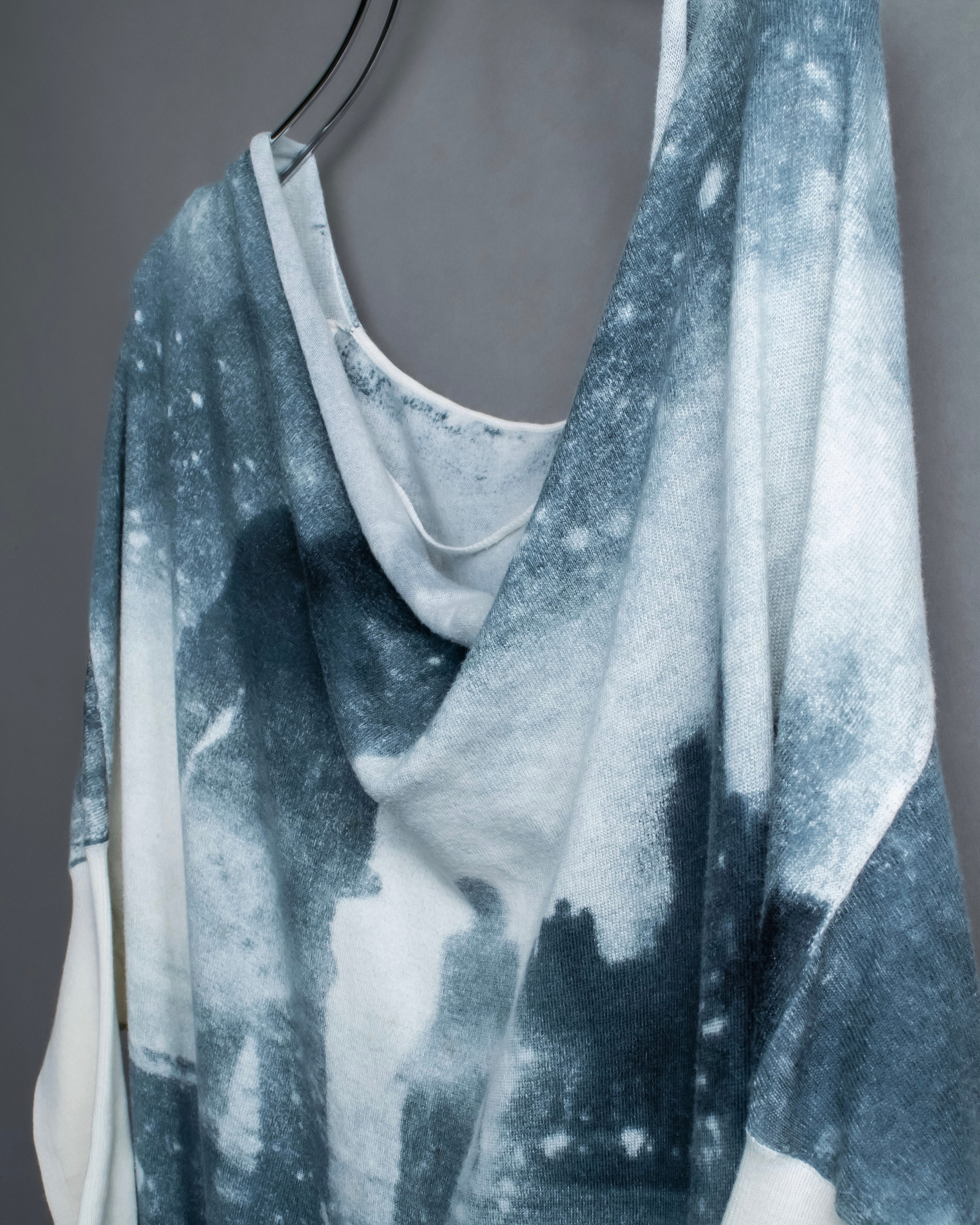 "DIESEL" Space pattern full graphic long tops